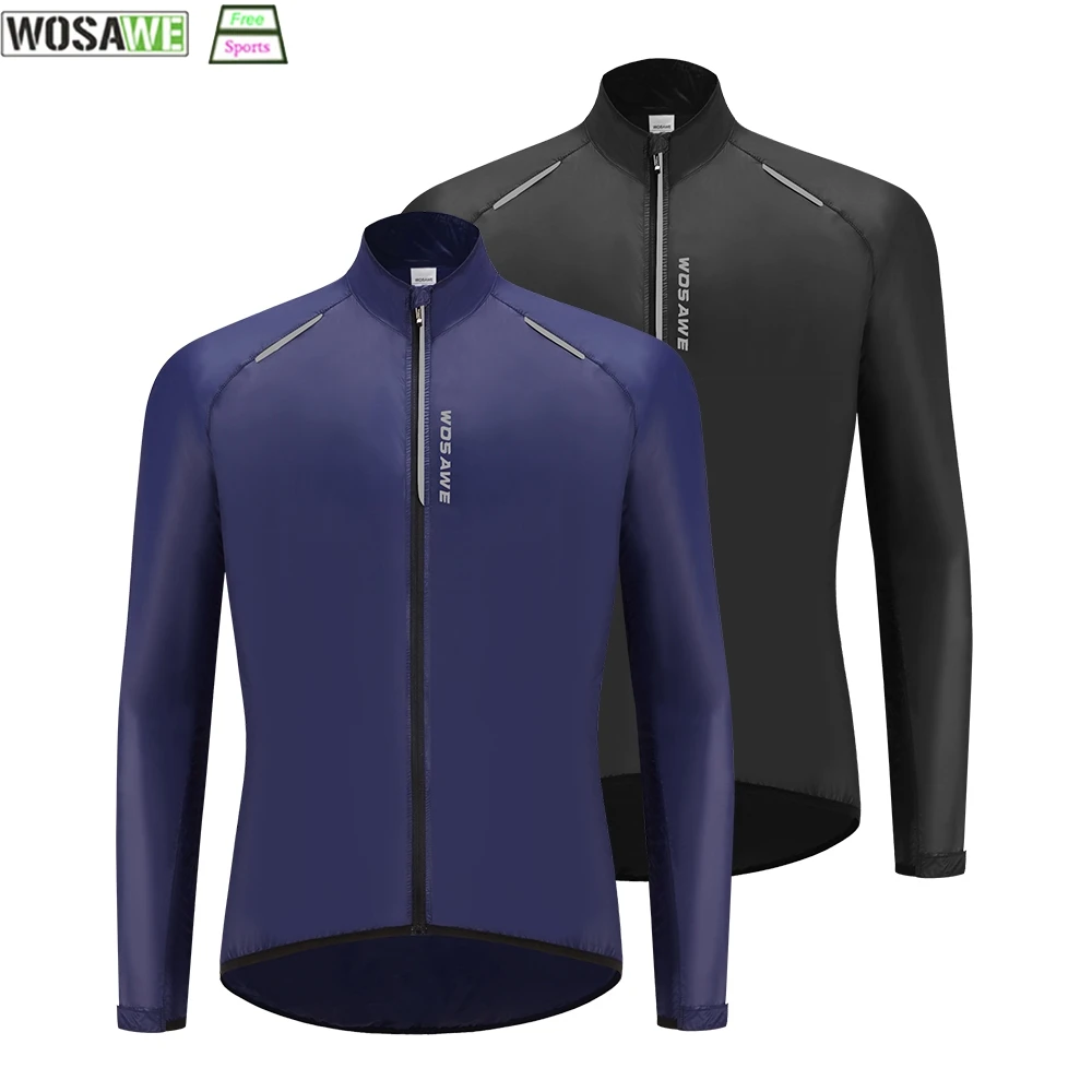 

WOSAWE New Super Light MTB Windstopper Windproof Cycling Jersey Bike Windcoat Waterproof Jacket Cycling Clothes Sunscreen