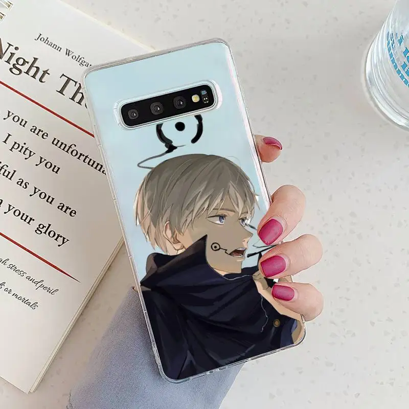 

Jujutsu Kaisen Anime Phone Case Transparent for Samsung A71 S9 10 20 HUAWEI p30 40 honor 10i 8x xiaomi note 8 Pro 10t 11