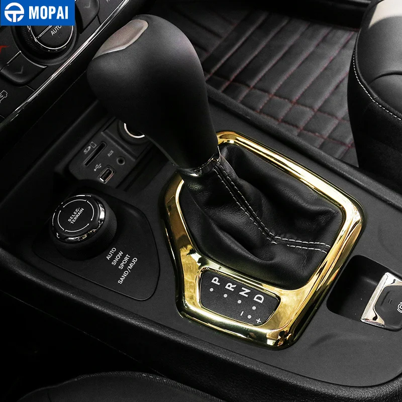 Аксессуары для интерьера автомобиля MOPAI наклейки на рамку Jeep Cherokee 2014 и выше