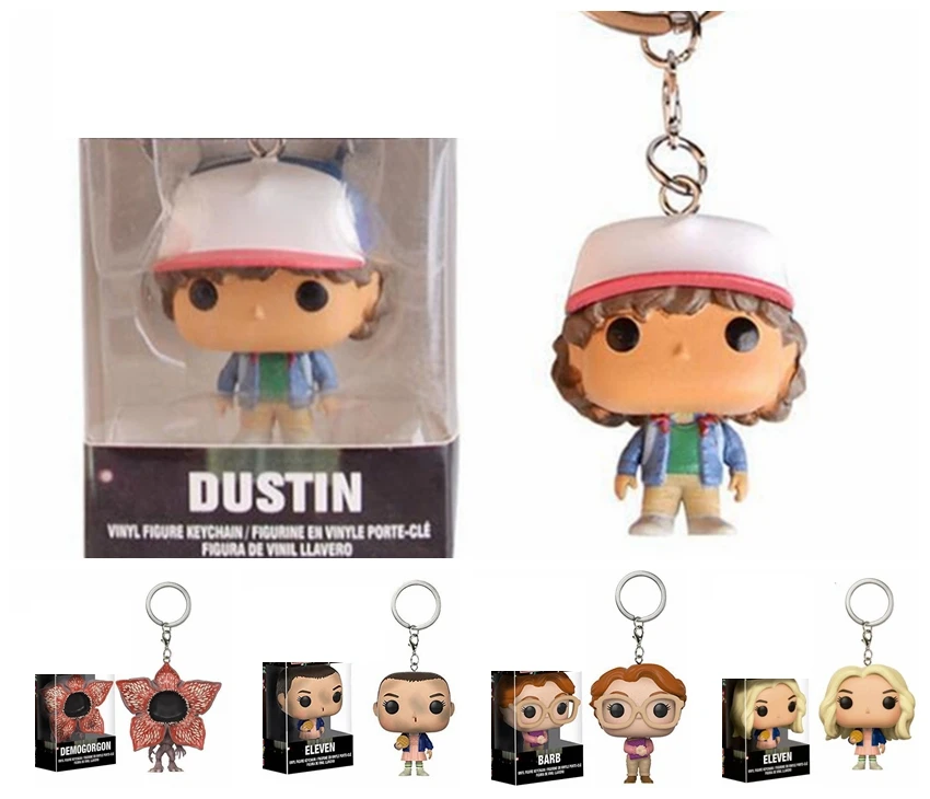 Брелок странные дела одиннадцать Дастин Барб демохоргон фигурка брелок Подвеска