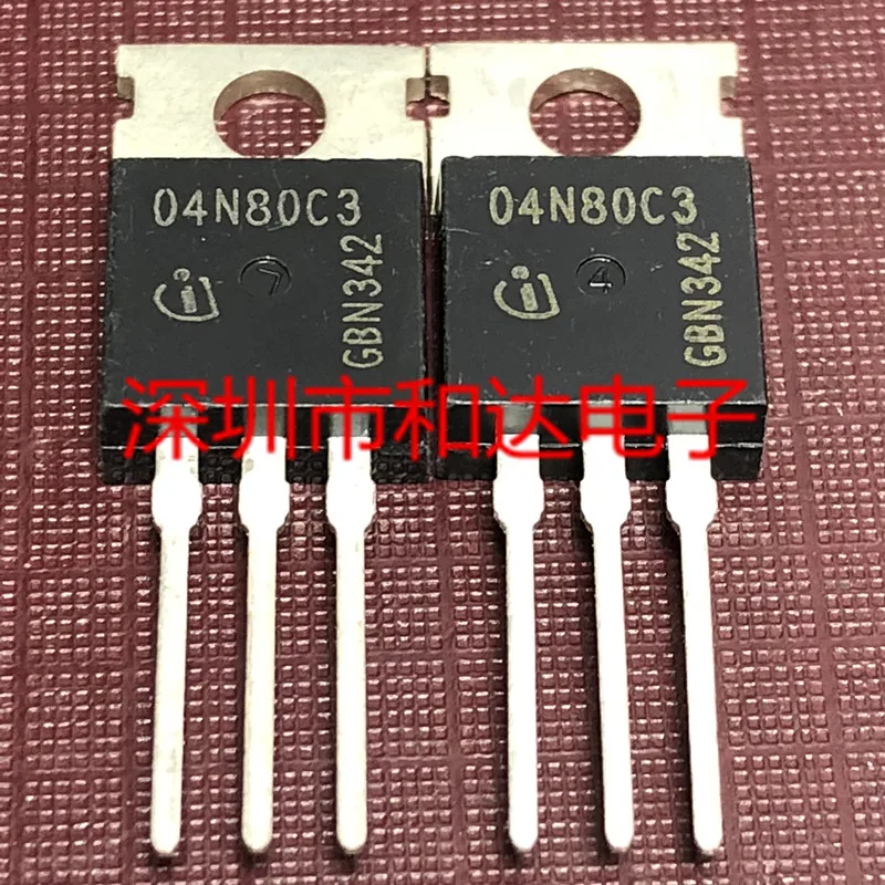 

5 шт. 04N080C3 SPP04N80C3 TO-220 800V 4A