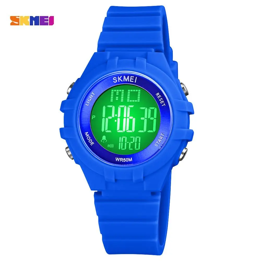 SKMEI Japan Digital movement LED Display Kids Sport Watches 5Bar Waterproof Children Wrist Watch Clock Boys Girls birthday Gift | Наручные