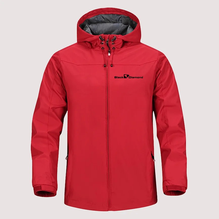 

Black Diamond Outdoor Mountaineering sport hunt Windproof Jackets Hooded Comfortable Unisex Fashion men Outdoor Jackets TOP N021