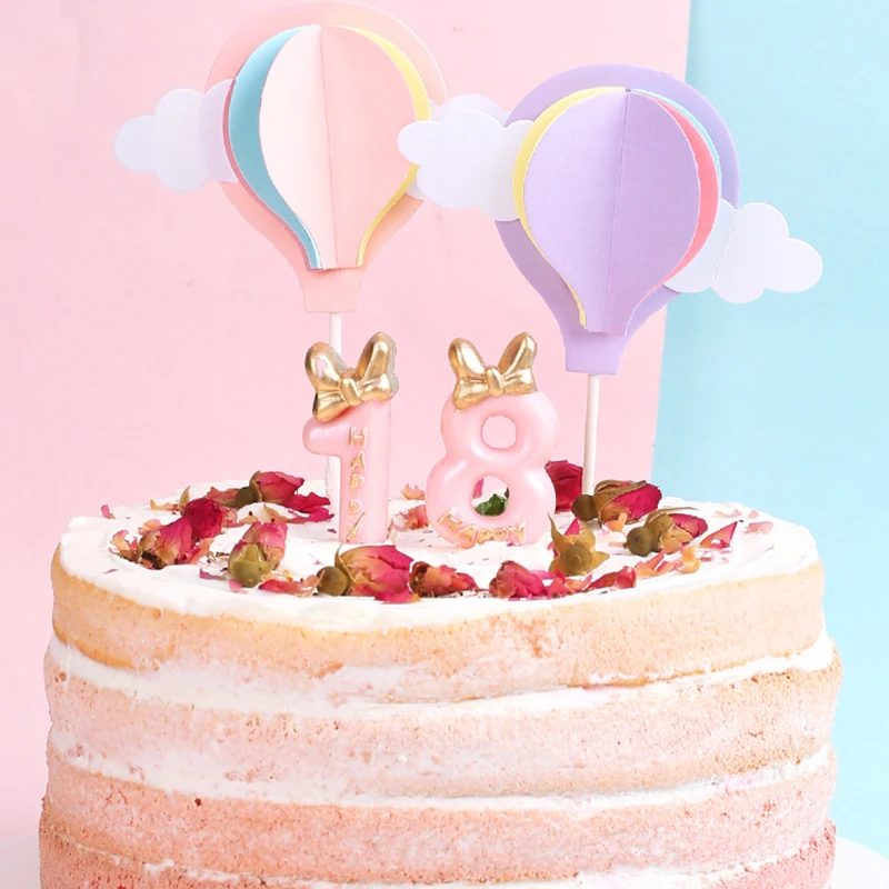 Цифры 0-9 форма для леденцов бант Топпер шоколада сыра стиков украшение свеча