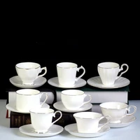 fashion phnom penh bone china coffee cup and plate set simple description gold ceramic tea cup bone china gift coffee cup plate