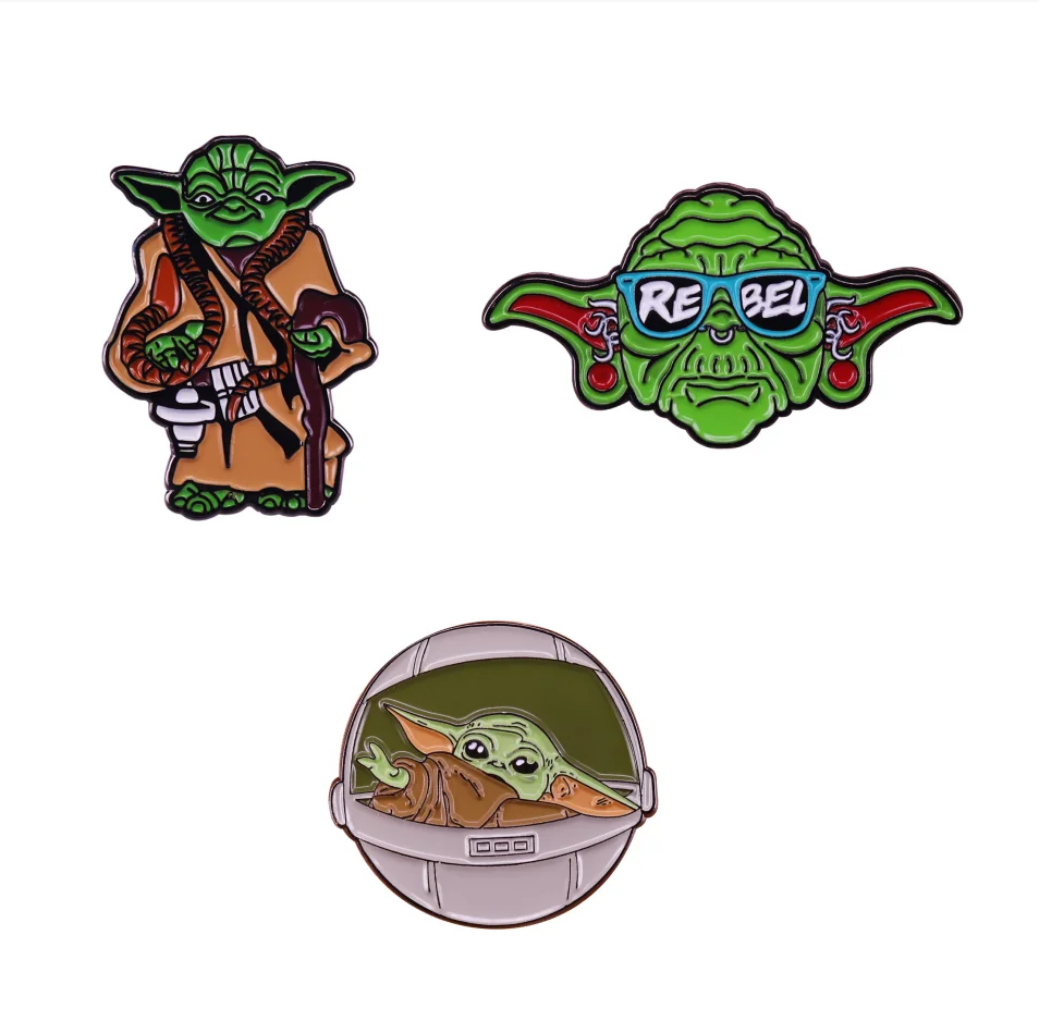 Творческая научная фантастика кино Звездные войны Master брошь йода Baby Yoda