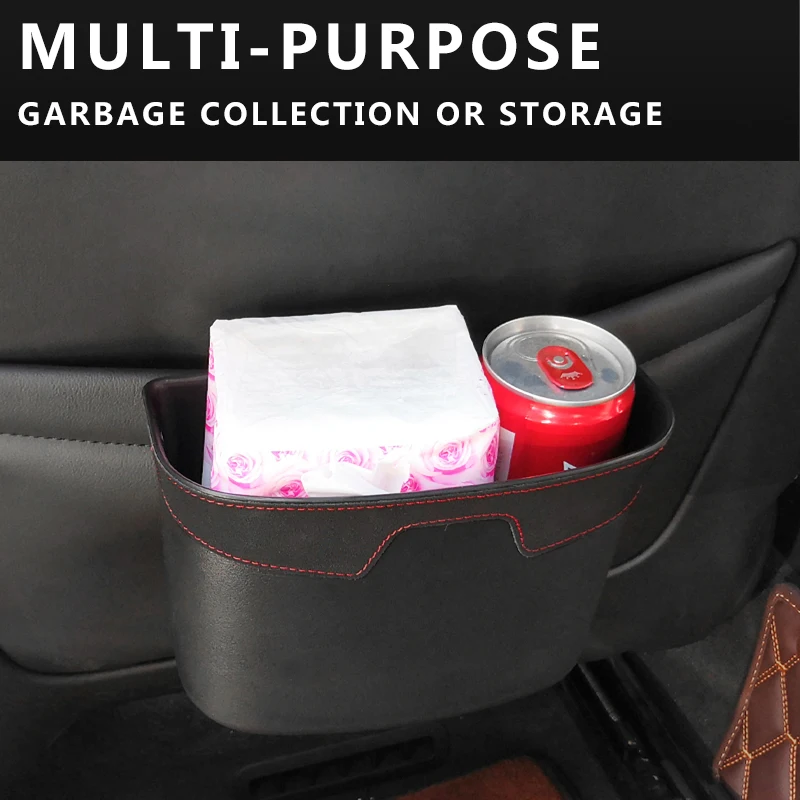 

Car Door Trash Rubbish Can Garbage Dust Seat Back Dustbin Case Bag Storage Box for Opel Astra H G J Insignia Mokka Zafira Corsa