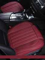 2021 car seat protection single seat without backrest pu senior leather car seat cover for most four door sedansuv