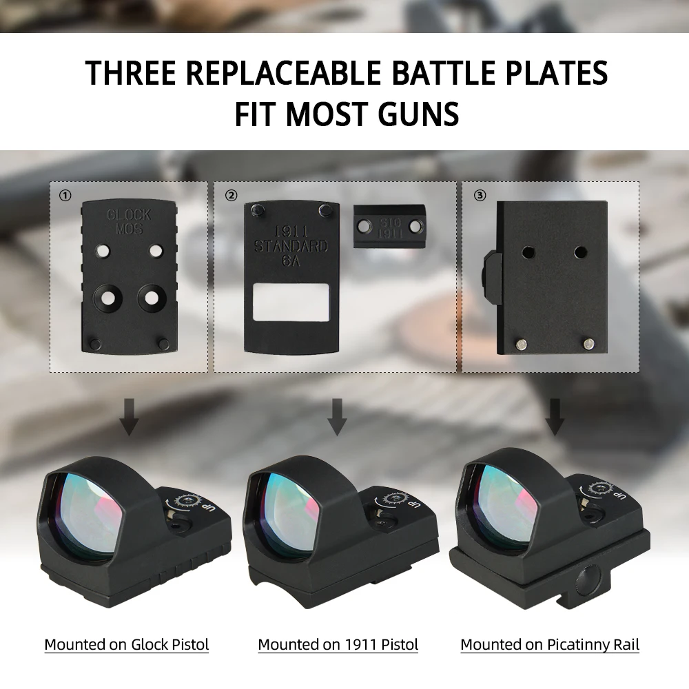 PPT тактический прицел с красной точкой 3 MOA Red Dot Sight 20 мм rail для охоты