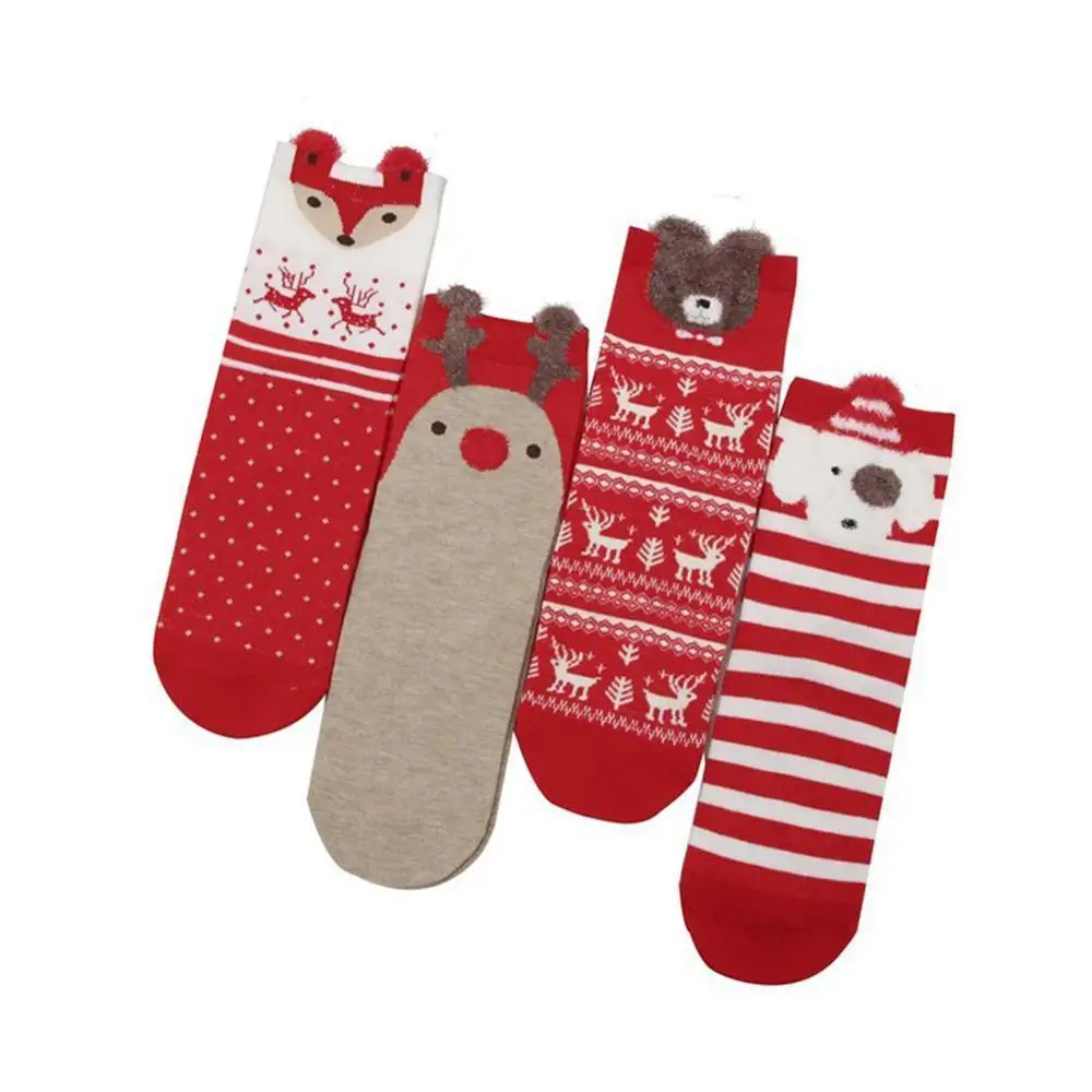 cotton blend Christmas Socks Decorations Navidad For Home Gifts Cristmas Kerst Decoration Year New Noel Natal Xma J9Q7 | Женская одежда