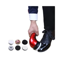 ha life portable handheld automatic electric shoe brush shine polisher 2 ways power supply leather care tools home office use