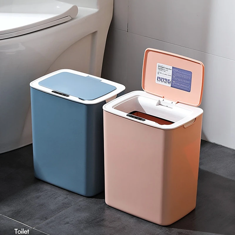 

Practical USB Automatic Sensor Dustbin Smart Sensor Trash Can Induction Waste Bin Eco-Friendly Dustbin Household Trash Bin