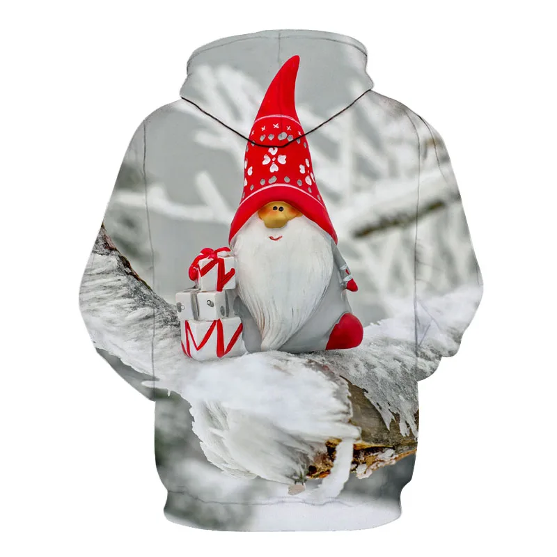 2019 Autumn Newest Men Hoodies Christmas Series Crystal Ball 3D Digital Print Sweatshirt Youth Trend Long Sleeve Pocket Pullover | Мужская