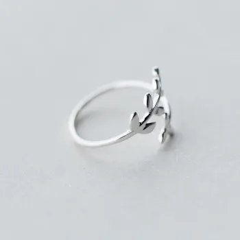 

Olive Leaves Fresh and Sweet Ring Female Korean Fashion Adjustable Joint Ring Tail Ring Hipster Gift QXR76 Wedding Whole Sale