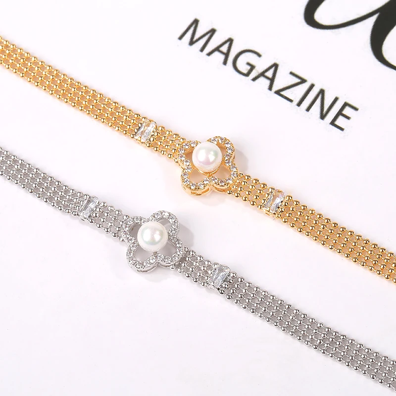 

Pearl Mesh Bracelet The best jewelry bracelet gift recommended for sexy girls on Valentine's Day party