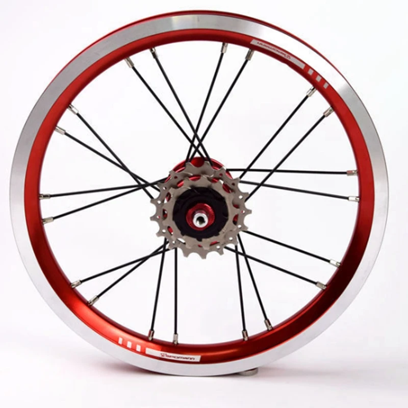 SPOMANN V-Brake Three-Speed Small Wheel Set Front Two Rear Five Peilin Hub Folding Car | Bicycle
