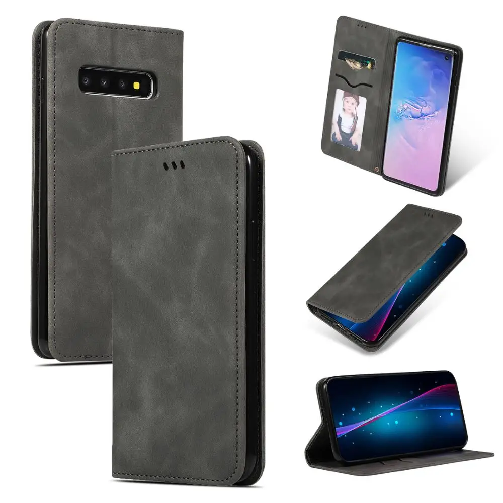 IKOLE кожаный чехол для телефона Samsung Galaxy S10 Plus 9 8 Note 20 Ultra Note8 9Plus A51 A71 A91 M20 откидной