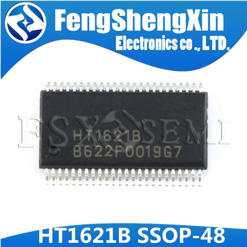 100 шт./лот HT1621B SSOP-48 HT1621 SSOP48 1621B SSOP RAM map 32x4 LCD контроллер для I/O MCU IC | Электронные