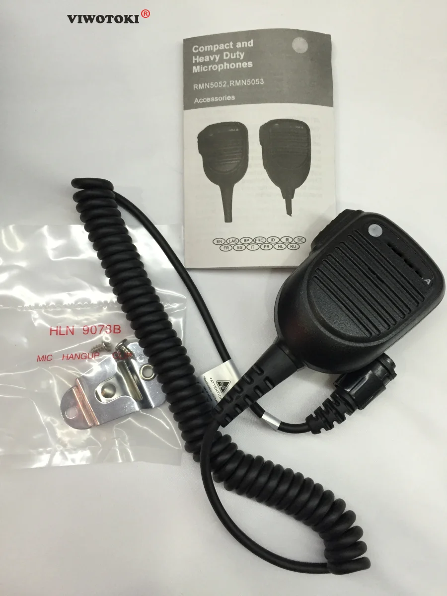 Динамик-микрофон RMN5052A для цифровых мобильных радиостанций Motorola M8268 XPR4300 XPR4500 XPR4550 DGM4100.