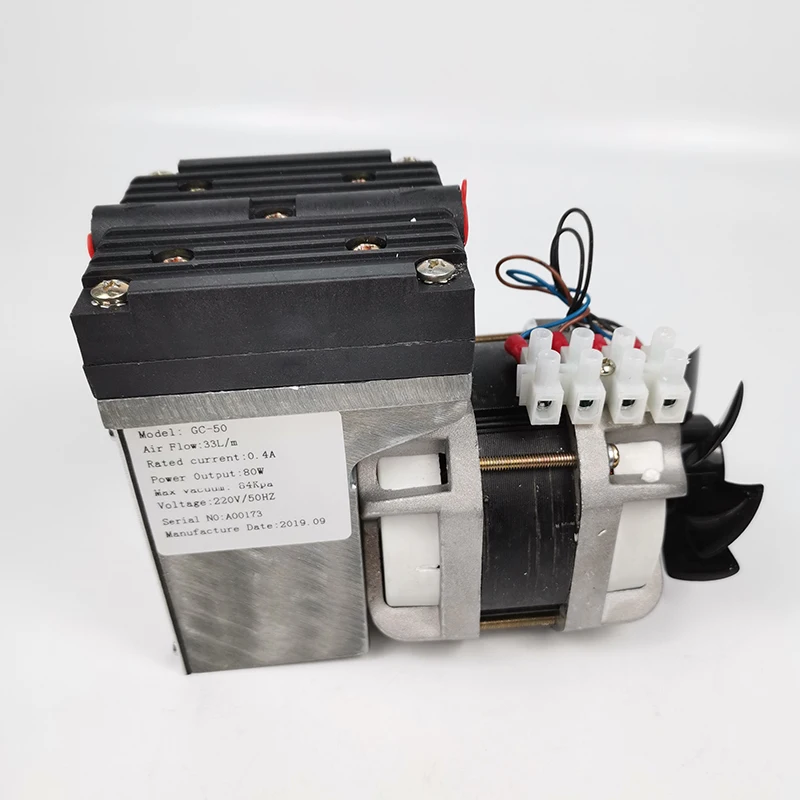 GC 50 220 В переменного тока/в 80 Вт безмасляный Электрический мини диафрагменный