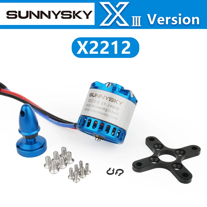SUNNYSKY X2212 III 2212 980KV 1250KV 1400KV 3 4S бесщеточный двигатель для FPV радиоуправляемых