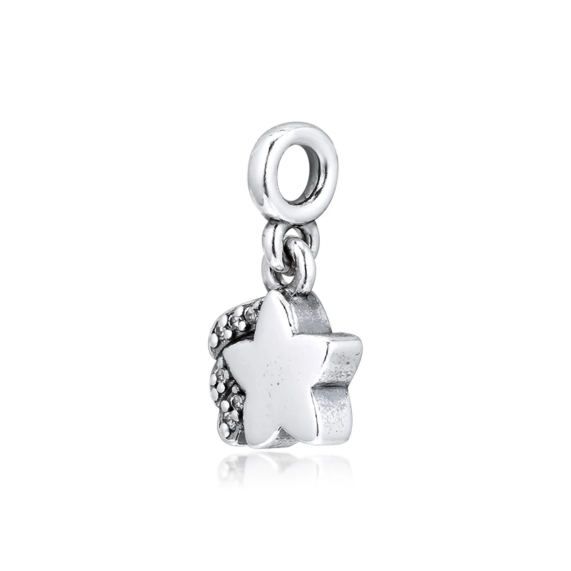 QANDOCCI бусины подходят для браслетов ожерелья 100% 925 пробы-серебро-ювелирные