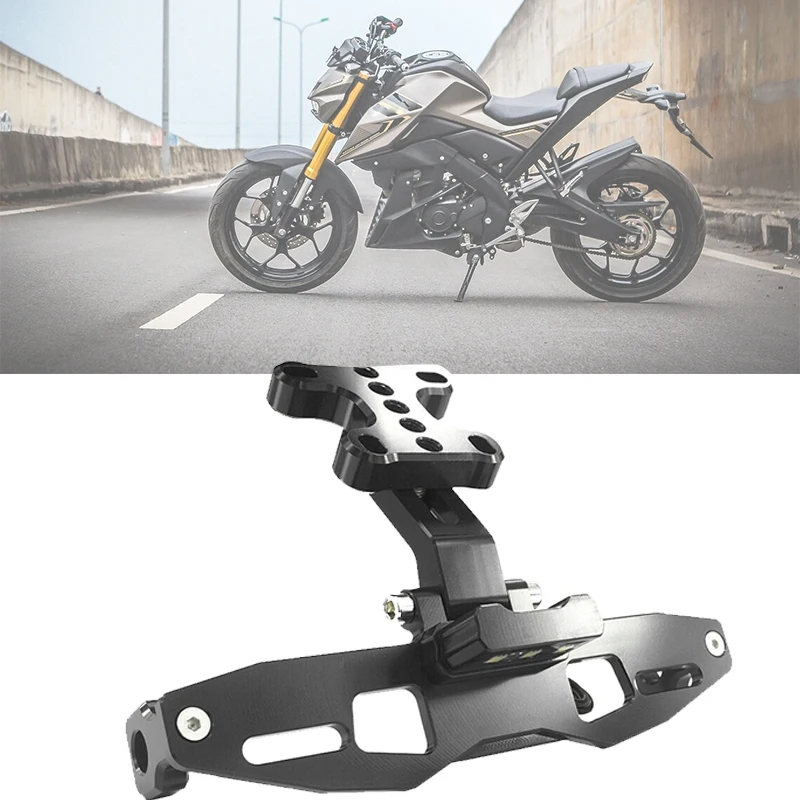 Кронштейн для крепления номерного знака мотоцикла со светодиодной подсветкой