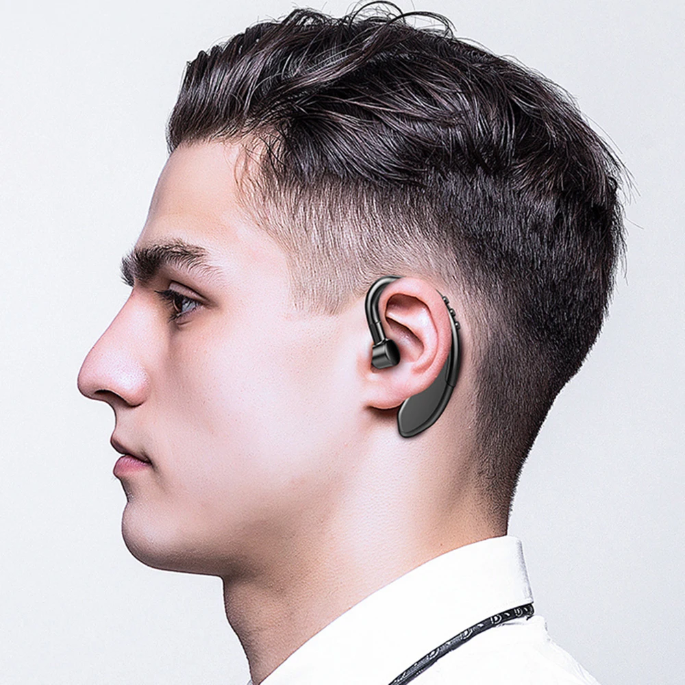 

Wireless Bluetooth Business Headsets Sport Stereo Earpiece with Sweatproof,Noise Reduction Headphones Car Handsfree Earphones
