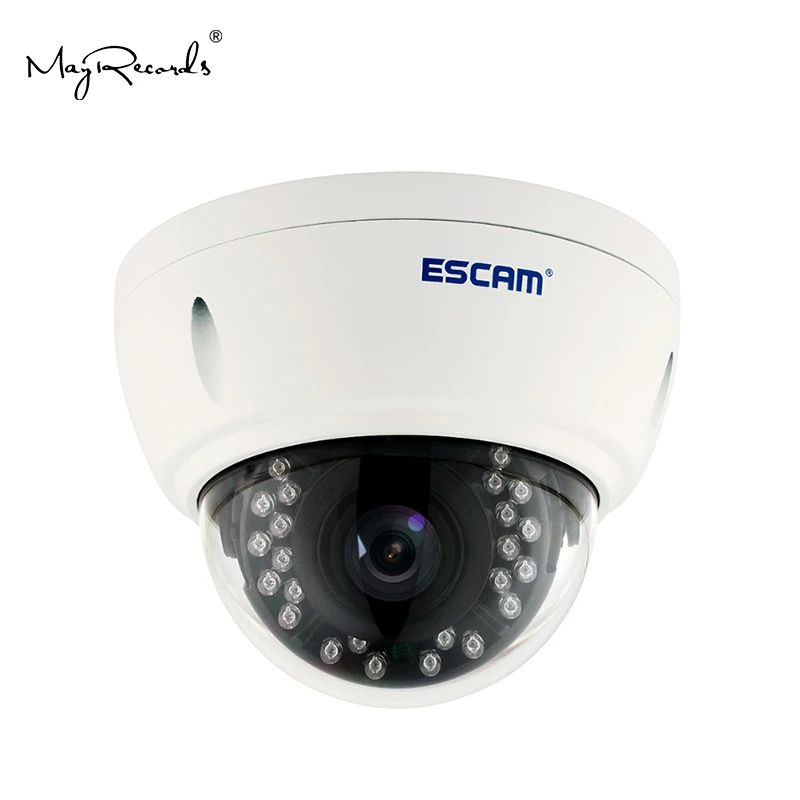 Купольная IP камера Escam QD420 H.265 4 МП 1520P Onvif P2P инфракрасная наружного