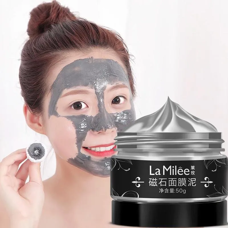 

50g Mineral-Rich Magnetic Face Mask Pore Cleansing Removes Skin Impurities Moisturizing Blackhead Removal Mask