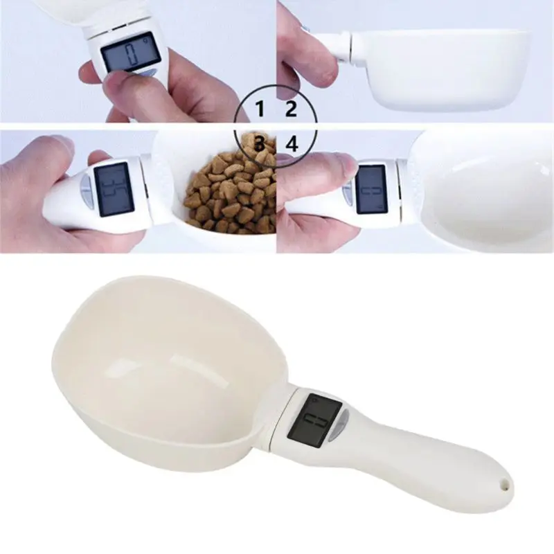

800g/1g 250ml Pet Food Scale Cup for Dog Feeding Bowl Measuring Scoop Scales