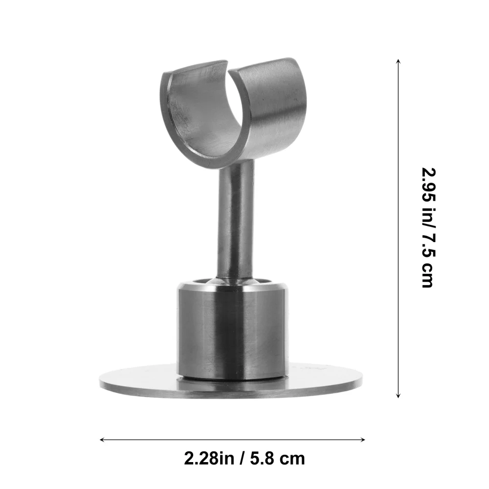 

1pc Stainless Steel Universal Punch Free Shower Sprayer Bracket Stand (Silver)