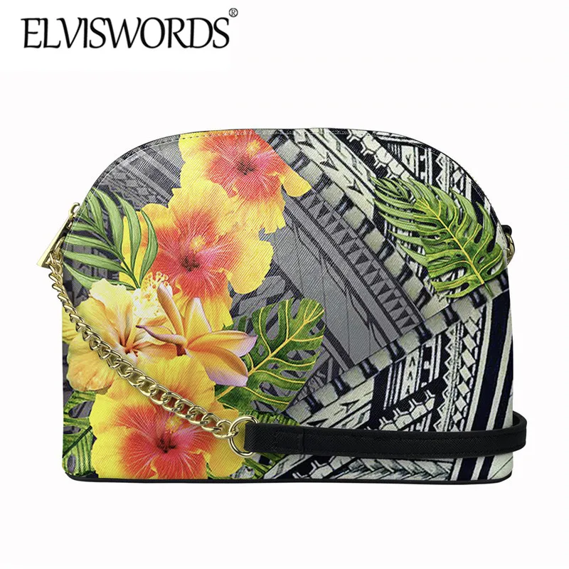 

Гавайский гибискус и Тапа Печать Повседневная сумка-мессенджер для женщин Мода оболочки пакет 2020 Stlyish одного плеча стиль