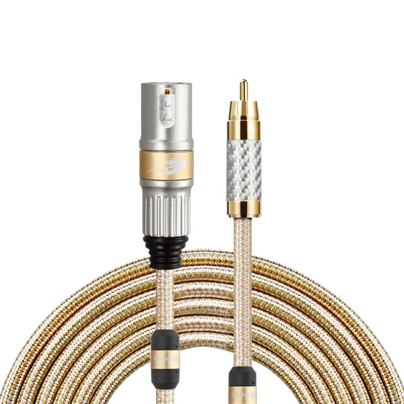 Кабель HiFi RCA XLR переоборудование аудио для микшерной консоли усилитель штекер 3