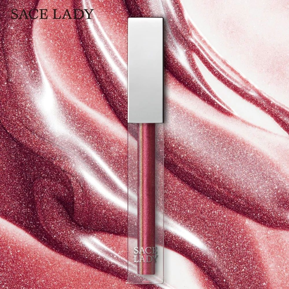 SACE LADY 3D зеркальный модный блеск для губ жидкая губная помада с увлажняющим