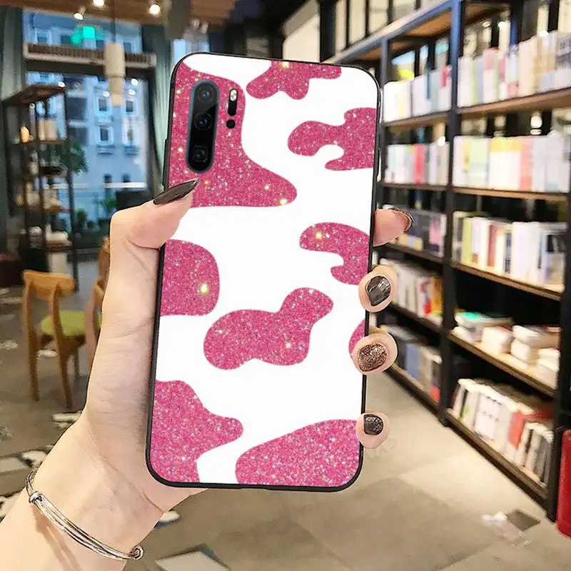 

Cow bling luxury Phone Case Funda For Huawei P9 P10 P20 P30 Lite 2016 2017 2019 plus pro P smart