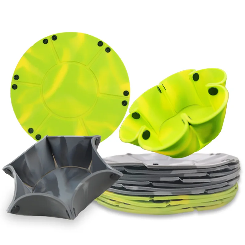 Новые силиконовые многоразовые тарелки фруктовое блюдо для закусок семена