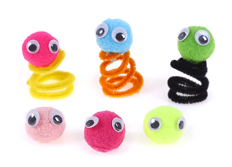 Разноцветные Бусины из пенопласта для шенилла Knut киндерен креативный материал