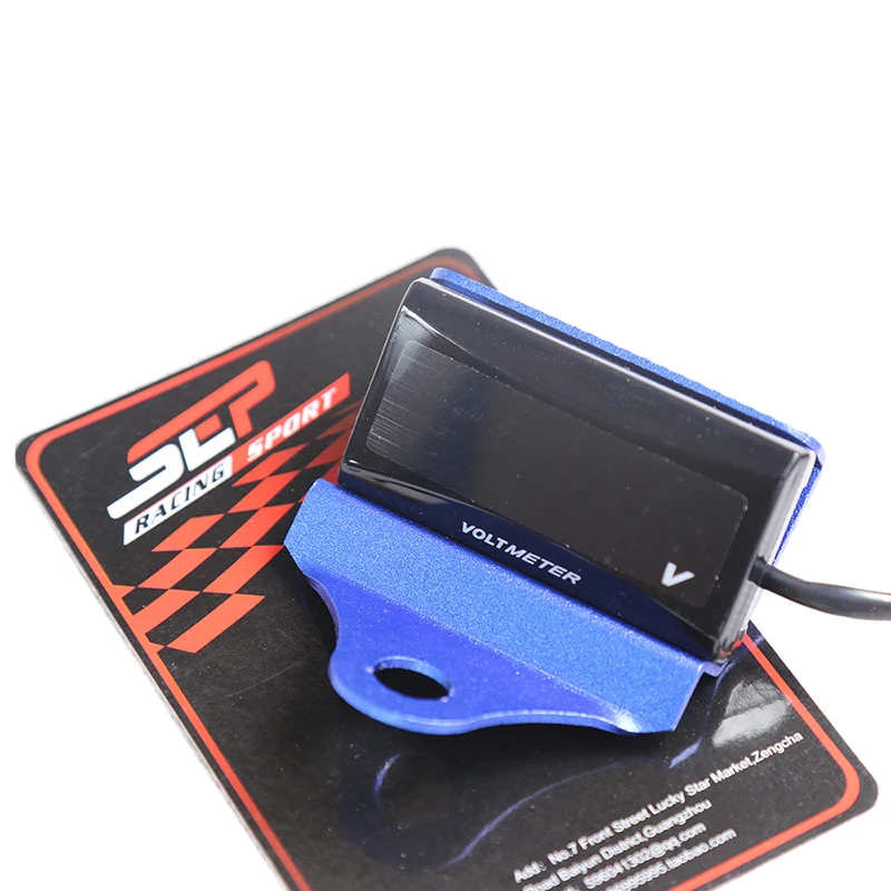 

Universal Motorcycle Refitted CNC Accessories Motorcycle Electric Car Water Temperature Meter Voltmeter Instrument Bracket #2