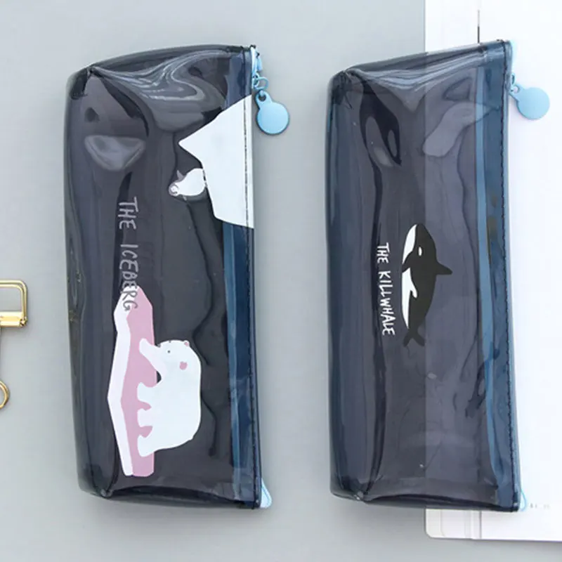 Сумка для канцелярских принадлежностей с креативным принтом медведя косметичка