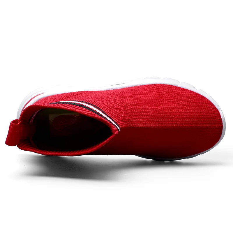 Ботинки детские Осенние дышащие красные | Детская одежда и обувь