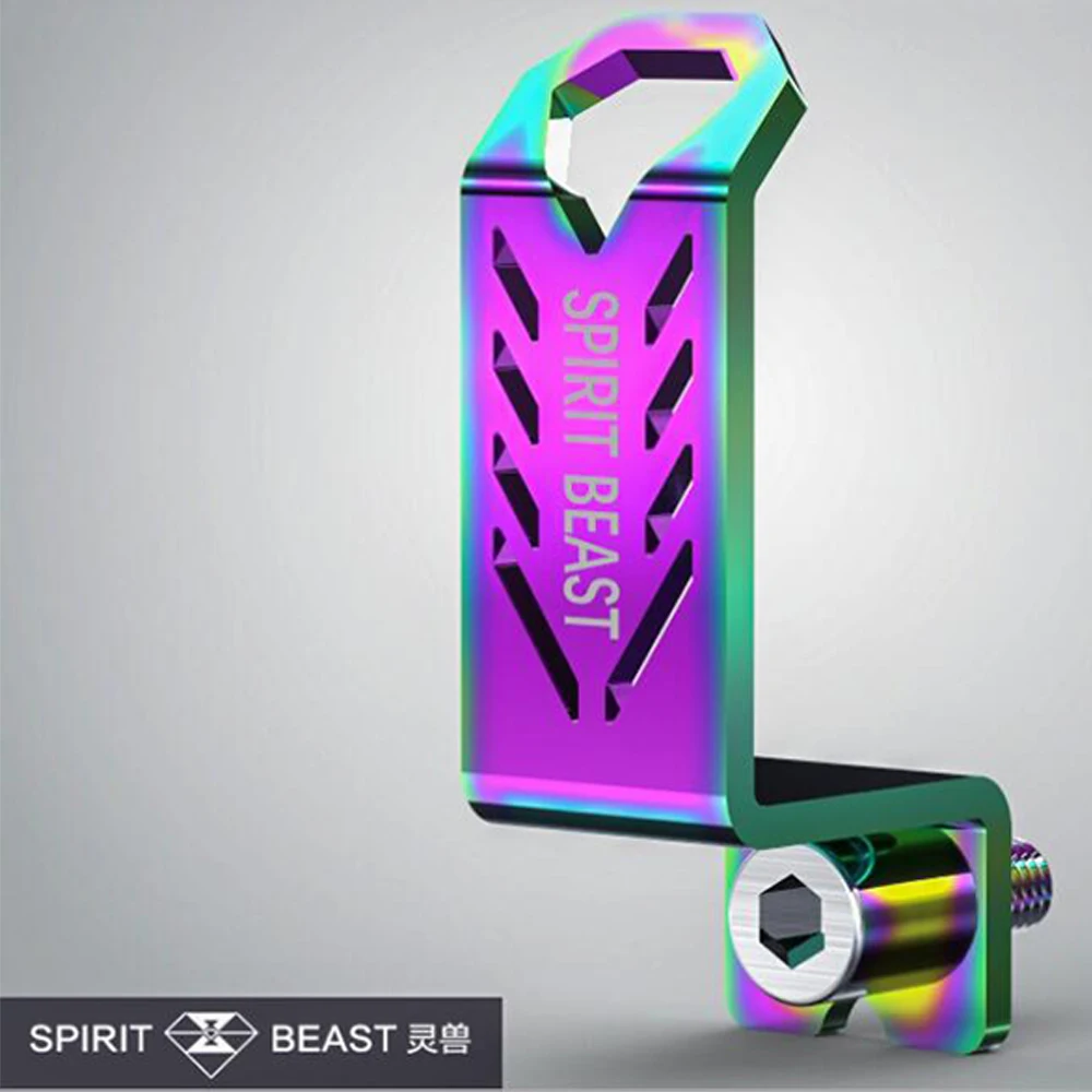 COLOR Spirit Beast, мотоциклетный крючок, багажный шлем, аксессуары для мотоцикла, скутера, универсальные гаджеты, внедорожный, Atv, ремень, вешалка, держатель - Цвет: COLOR