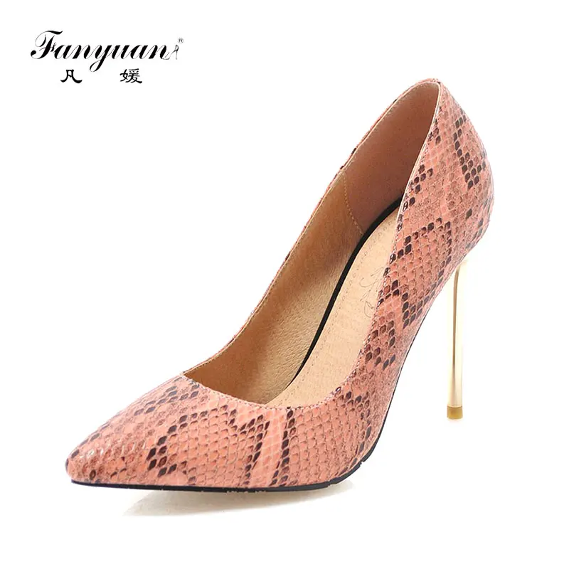 

Женские туфли-лодочки на высоком каблуке, с острым носком