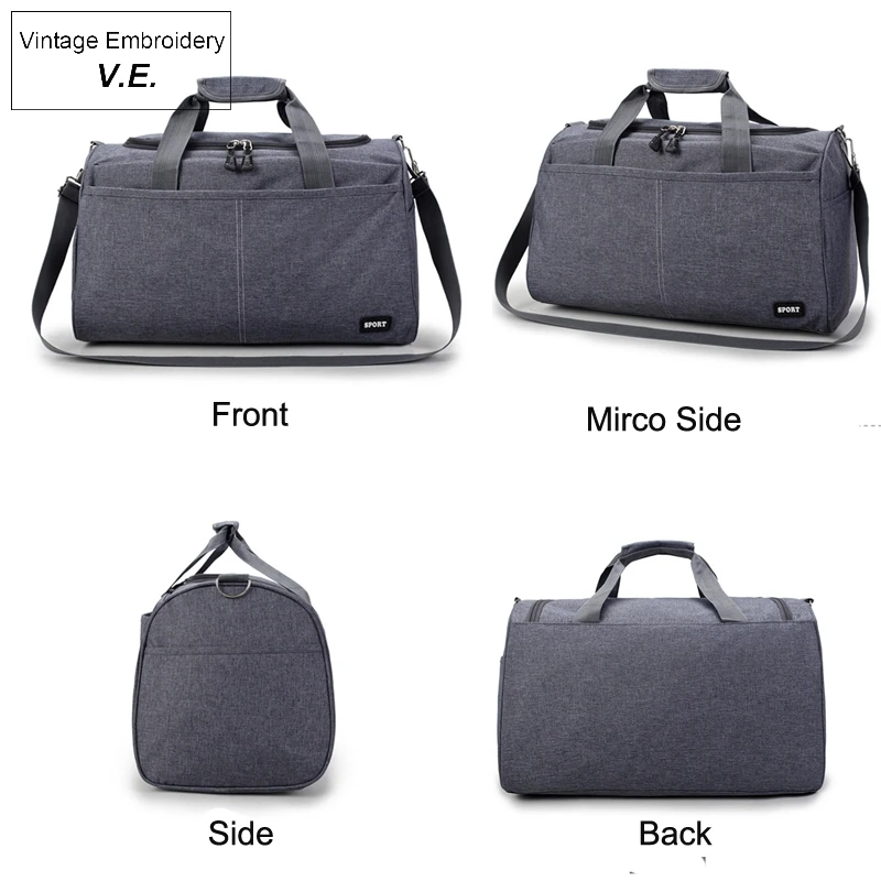 Модные мужские дорожные сумки большой емкости Женские багажные спортивные