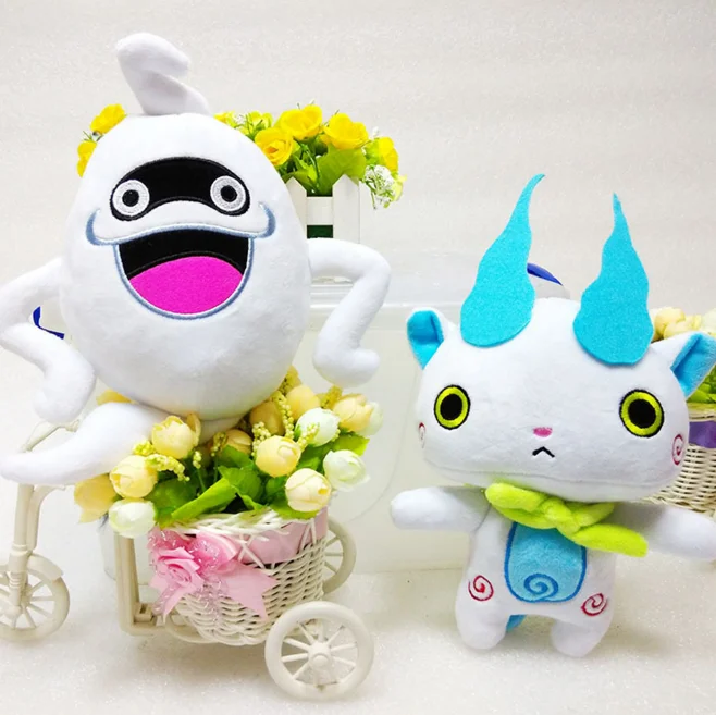 1 шт. милые 20 см время Йо-Кай плюшевая кукла Jibanyan Komasan шепот Yo-Kai Плюшевые