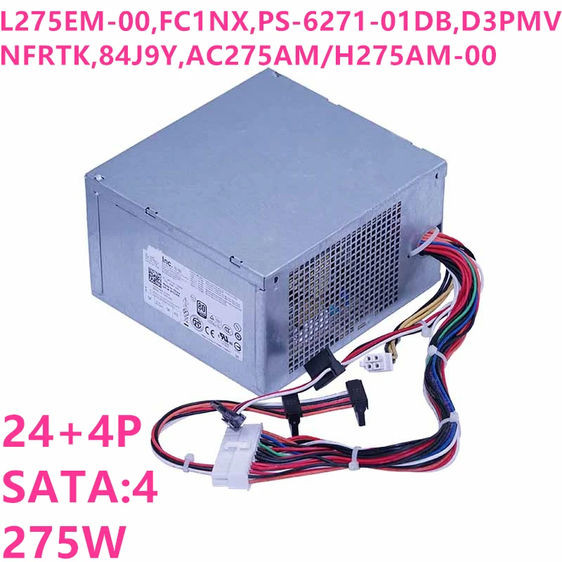 Новый оригинальный блок питания для ноутбука Dell 390 790 990 3010 9010 7010 275W Питание L275EM 00 PS