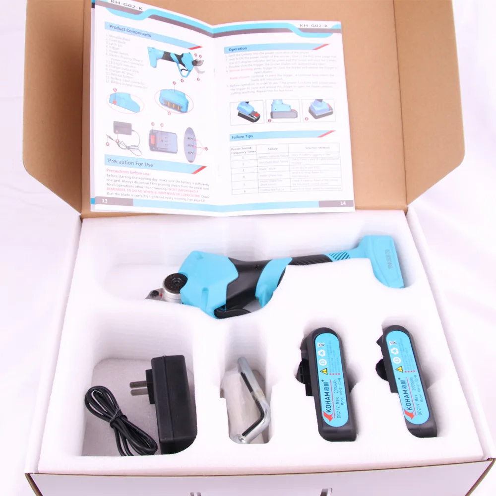 

Hot sale lithium battery powered electric tree pruning shears