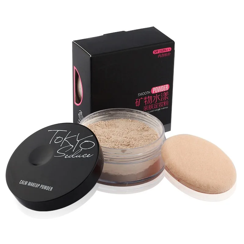 Водостойкая косметическая отделка лица установка с слоеной рассыпчатая пудра