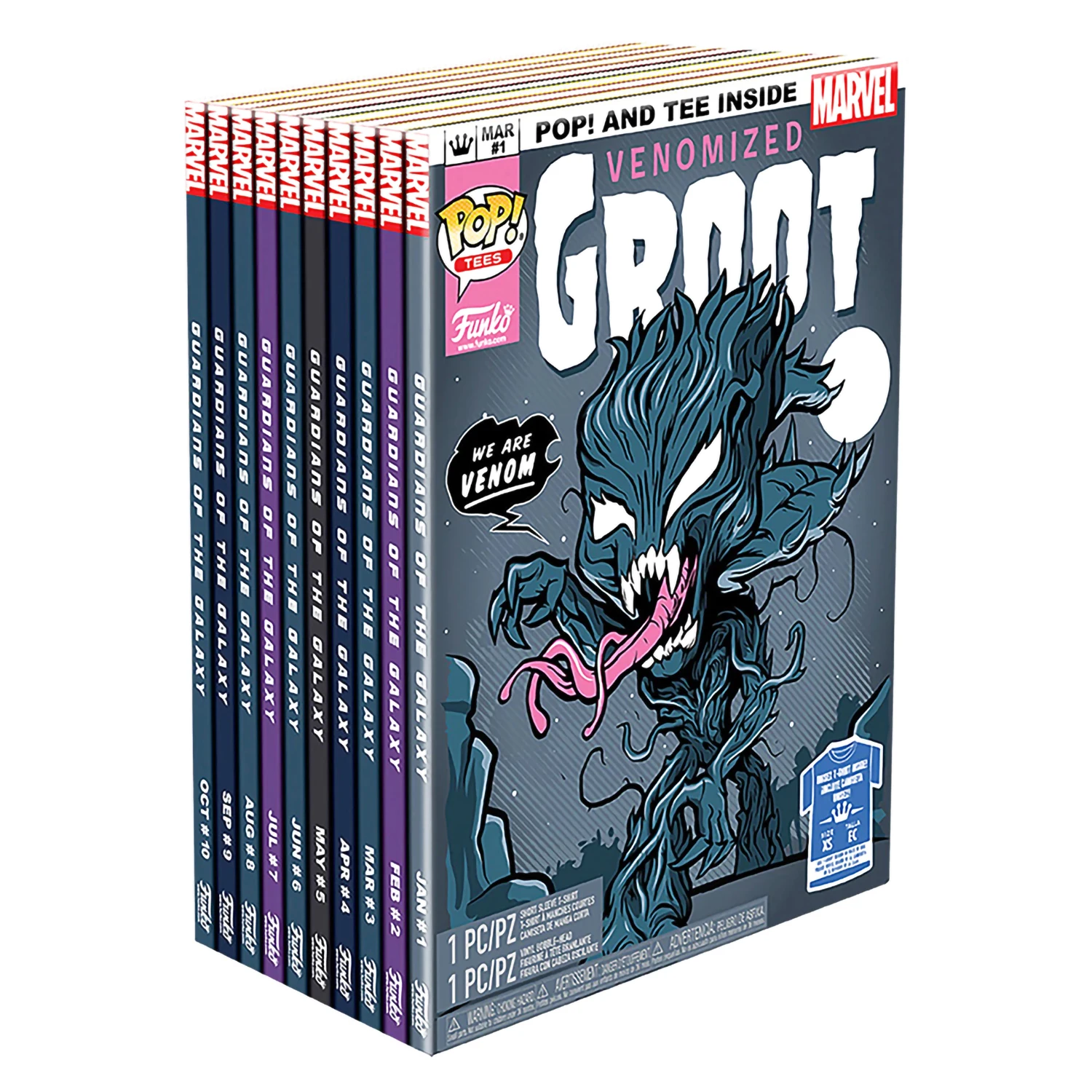 Набор Фигурка+Футболка Funko POP and Tee: Venom Groot (M) (UT-50766) 47619 | Игрушки и хобби