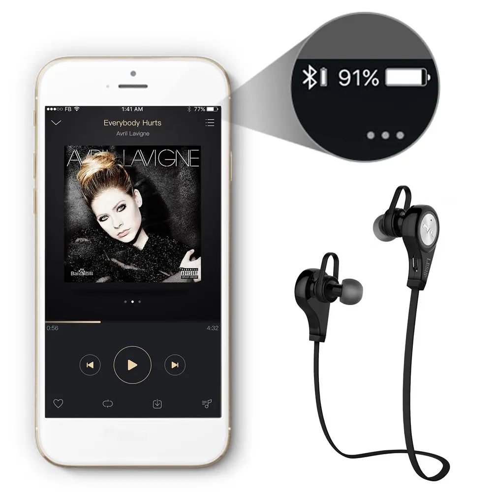 Наушники LESHP беспроводные наушники Спортивная гарнитура Премиум звук бас